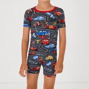 NWT Little Sleepies Pixar Cars Piston Cup Two-Piece Pajama Set - Size: 7/8
